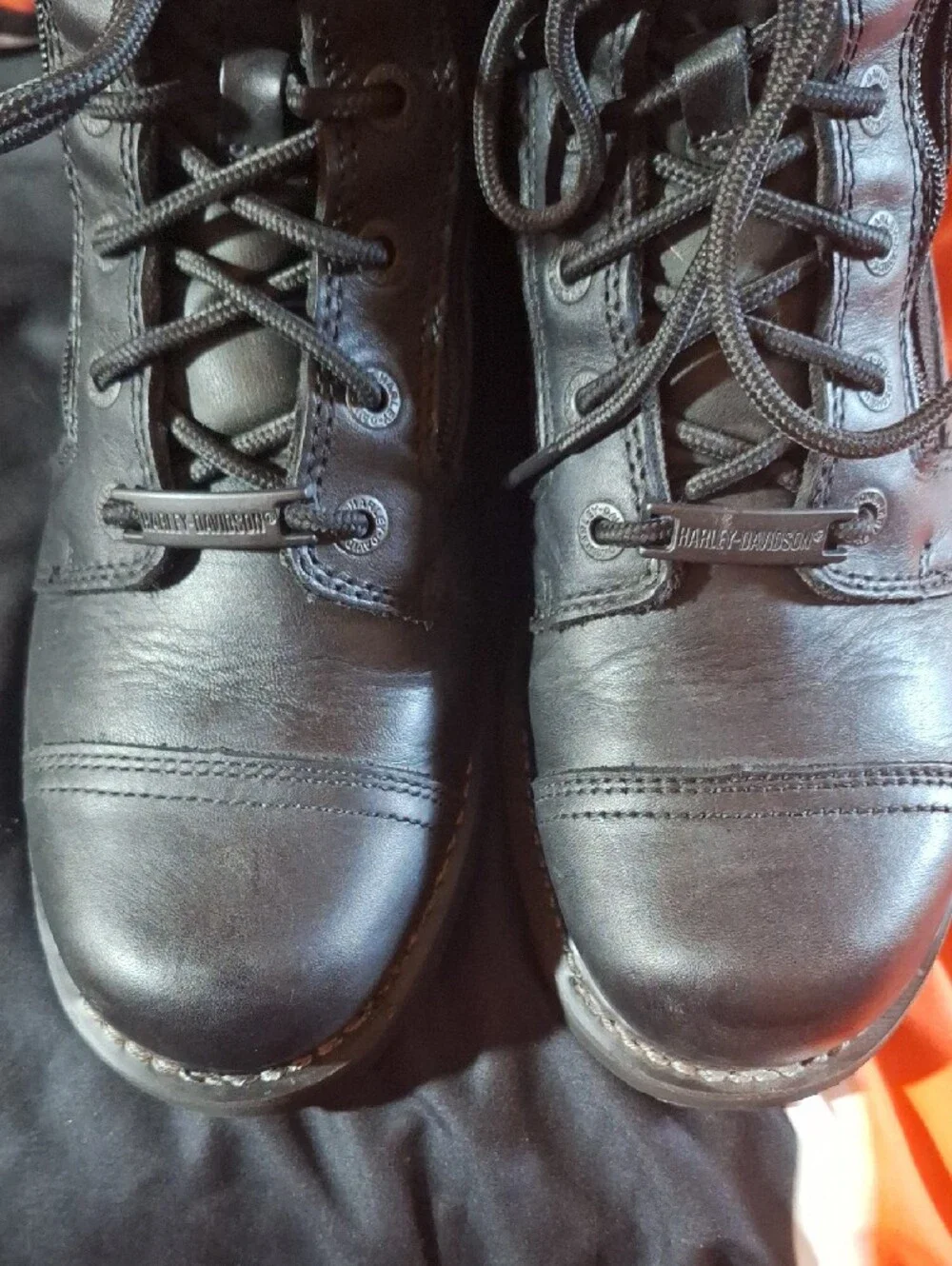Harley-Davidson Men's Black Leather Bonham Riding Boot